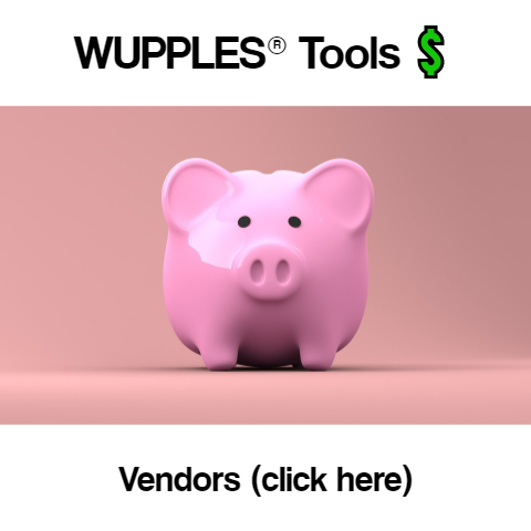 wupples tools vendors