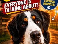 Bernese mountain dog vertical