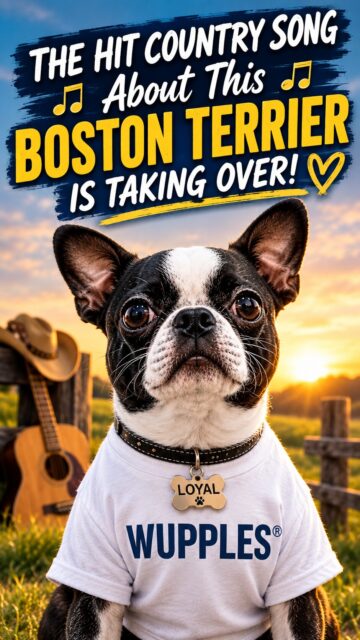 Boston terrier vertical