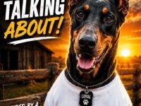 Doberman pinscher vertical
