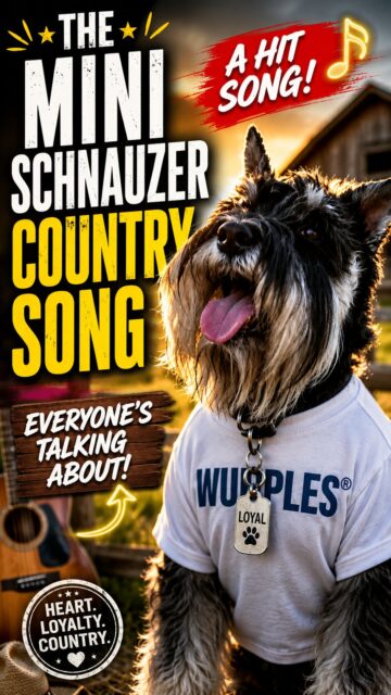 Miniature schnauzer vertical