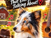 Shetland sheepdog vertical