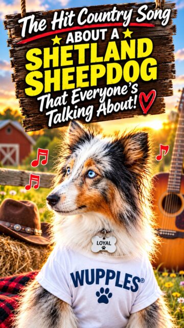 Shetland sheepdog vertical